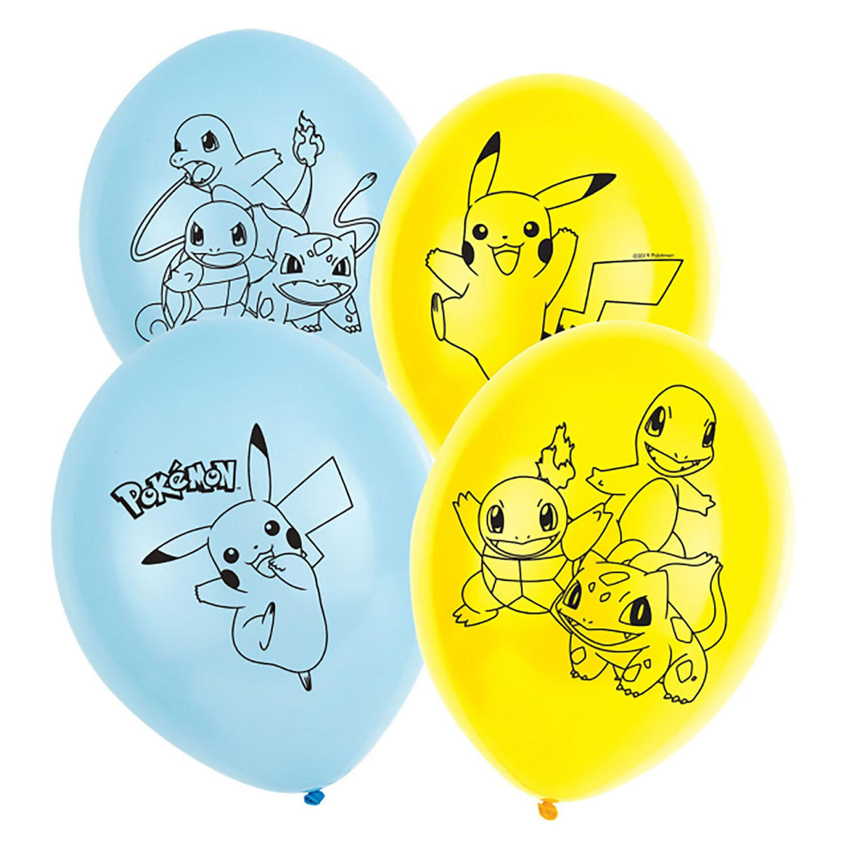 Haza Witbaard Pokemon Balloons, 6 ..