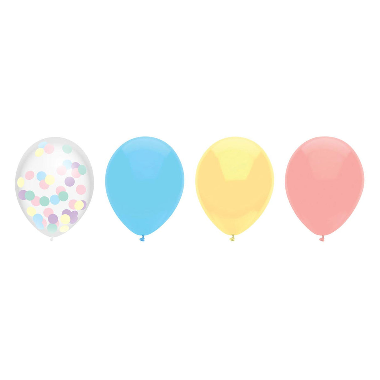 Haza hvidskæg ballonblanding pastel, 6 stk.