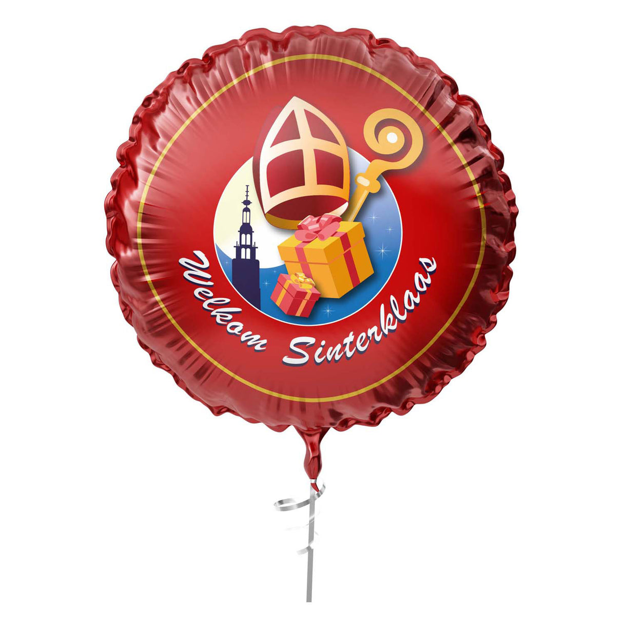 Haza Whitebeard folieballon velkommen Sinterklaas