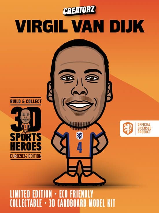 Oku creatorz 3d virgil van dijk sportshelte