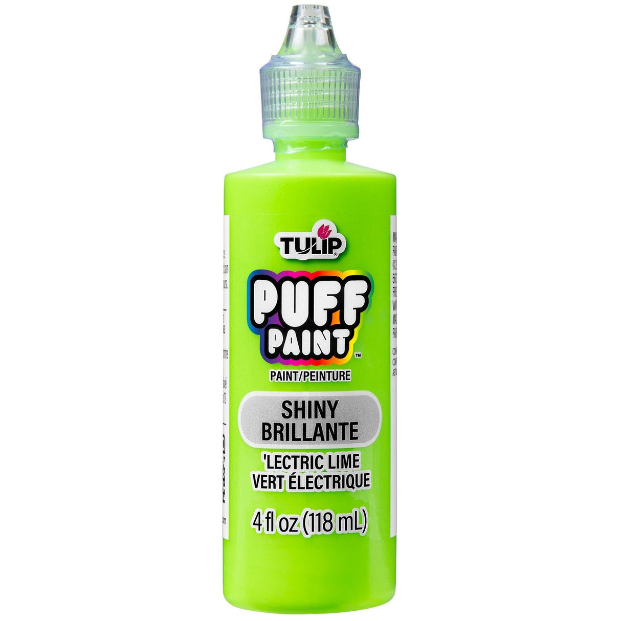 Tulipan • dimensionel stofmaling puff lectric lime 118ml