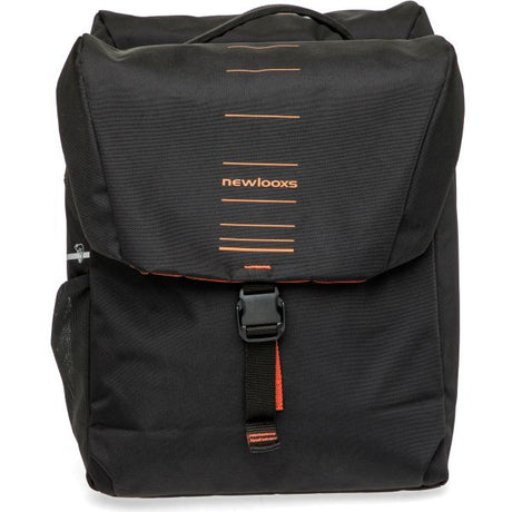 Newlooxs taske new looxs vigo dobbelt | sort orange | mål 2.0 | 40 l