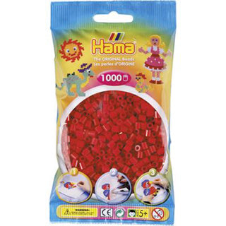 Hama Iron perles 1000 stykker mørkerød