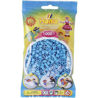 Hama Iron perles azurblå 1000 stykker