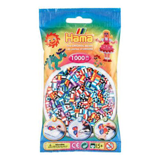 Hama strygeperler 1000 stk., 2 farvede blandede