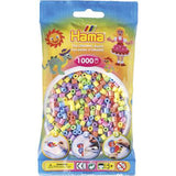 Hama stryge perler pastelfarver 1000 stykker