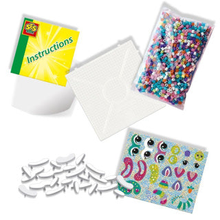 SES Iron-on Perle Sæt - FunPins Glitter Animals