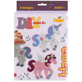 Hama legetøj fantasiheste 2000 strygeperler