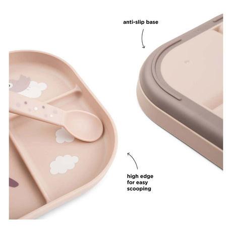 Udført af deer box board glade skyer pink