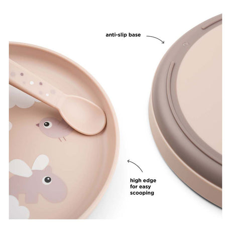 Udført af deer box board glade skyer pink