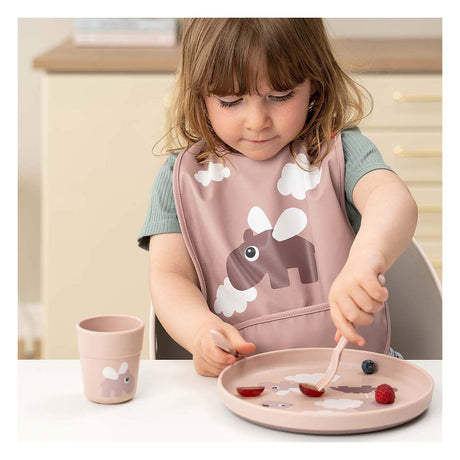 Udført af deer box board glade skyer pink