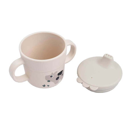 Udført af hjorte sippy kop lille gård beige, 215ml