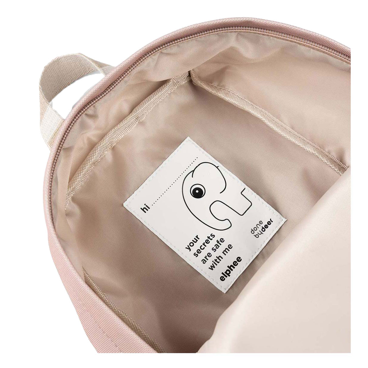 Udført af hjorte børne rygsæk elphee pink 4 l