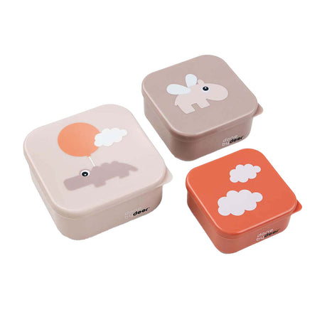 Udført af hjorte snack æske happy clouds pink, 3 stk.