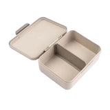 Udført af hjortebrødsbeholder med rum - beige