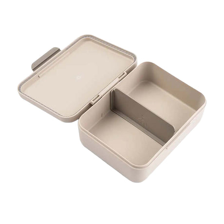 Udført af hjortebrødsbeholder med rum - beige