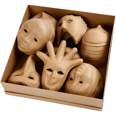 Creativ virksomhed https: www.cchobby.nl masks-h-12-21-cm-60-piece-1-box