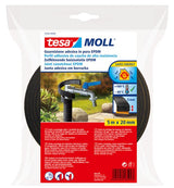 Tesa - moll - 05443 - rørisolering - 20mmx5m - sort