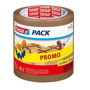 Tesa 1001677 - pakke 2 ruller 66mx50mm | 6 stk