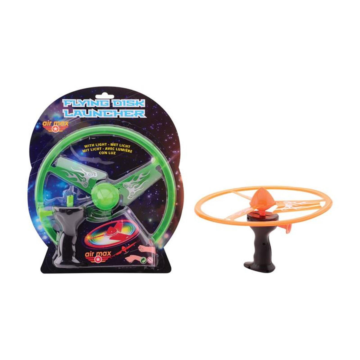 Johntoy john toy air max disc launcher med lys