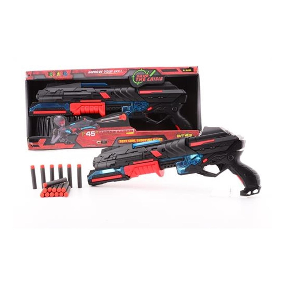 Johntoy serve protect pistol stor 50 cm med