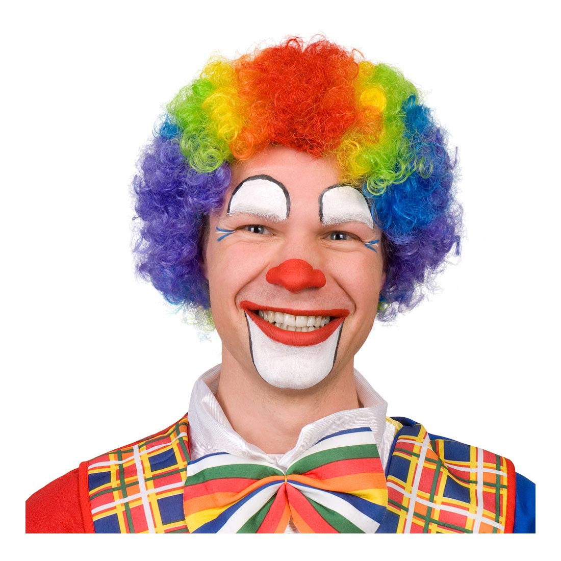 Boland Wig Clown Multi -Color voksne