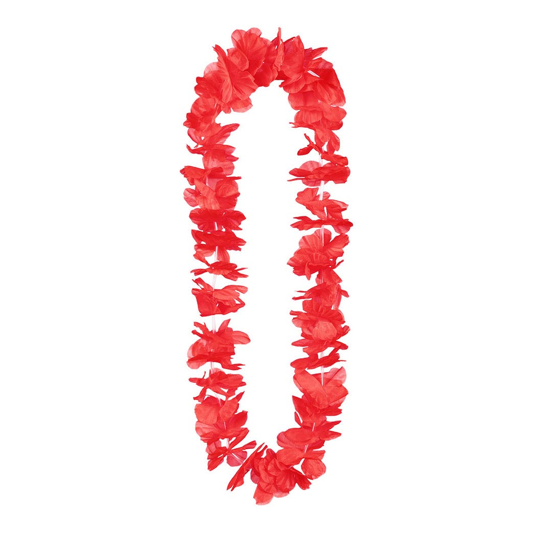 Boland hawaii krans rød