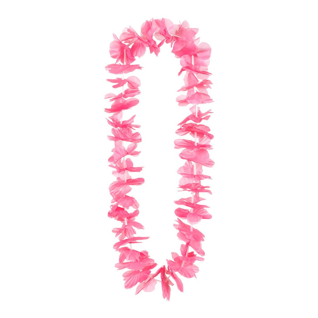 Boland hawaii krans hård pink