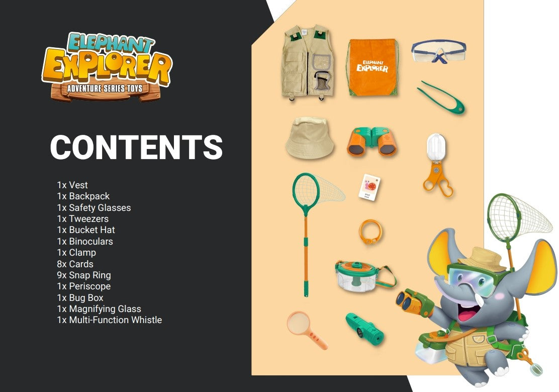 Byomic kids explorer sæt 28 dele