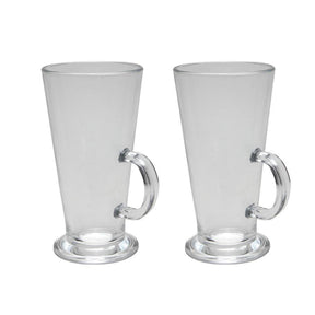 Svenska living latte machiato glas sæt med 2 stk 280ml