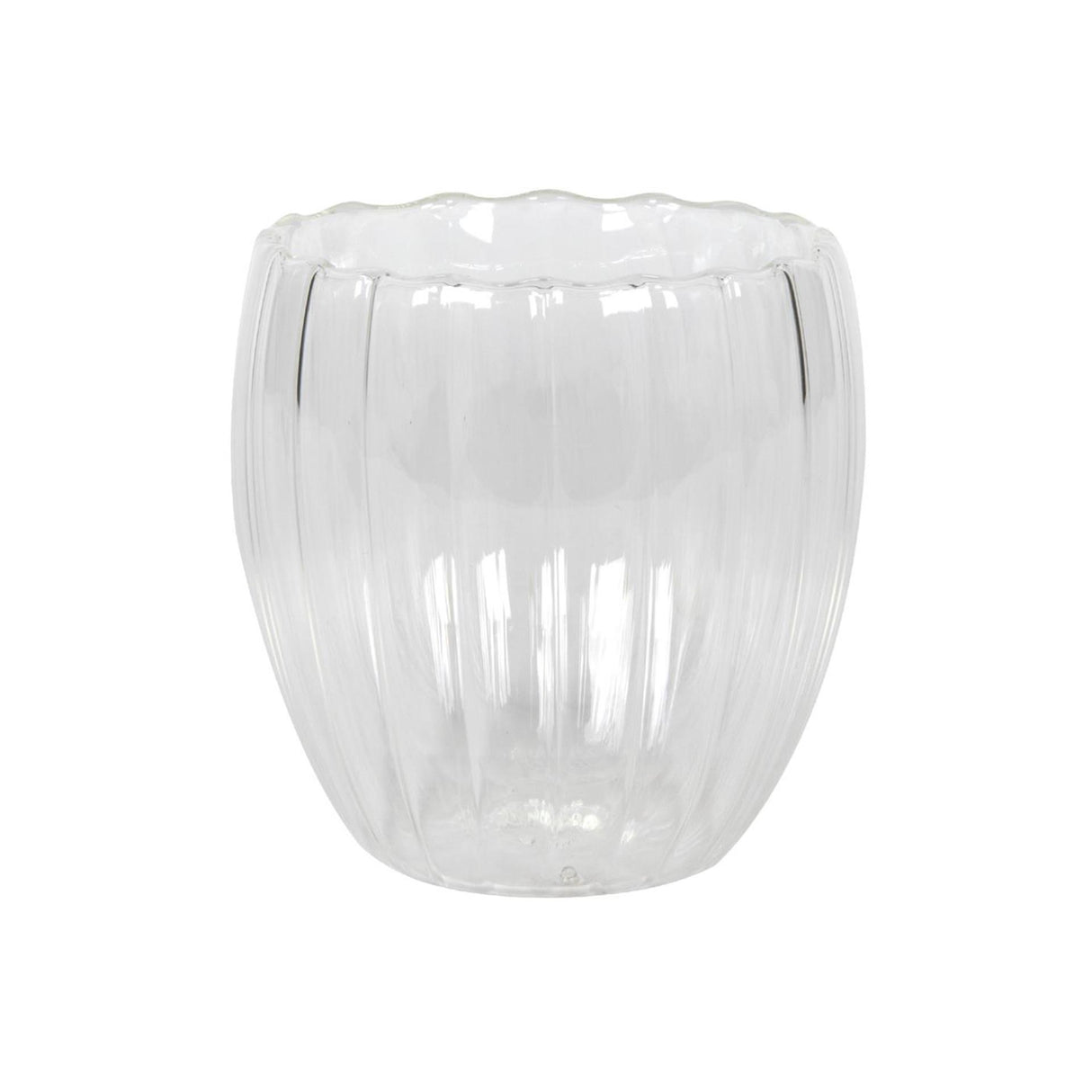 Svenska living drikkeglassæt græskar dobbeltvægget 2-delt ø8,5x9cm 260ml