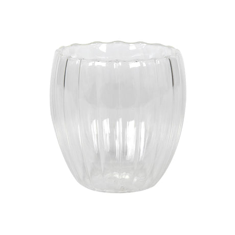 Svenska living drikkeglassæt græskar dobbeltvægget 2-delt ø8,5x9cm 260ml