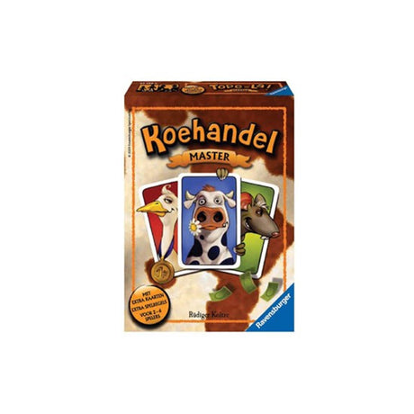 Ravensburger Cow Trade Master, kortspillet for 2 til 6 samvittighedsfulde kohandlere på 10 år og derover.