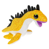 Lumo stjerner krammelegetøj dino plesiosaur 24cm gul plyslegetøj.