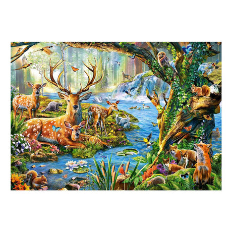 Castorland puslespil skovliv, 500 stk.