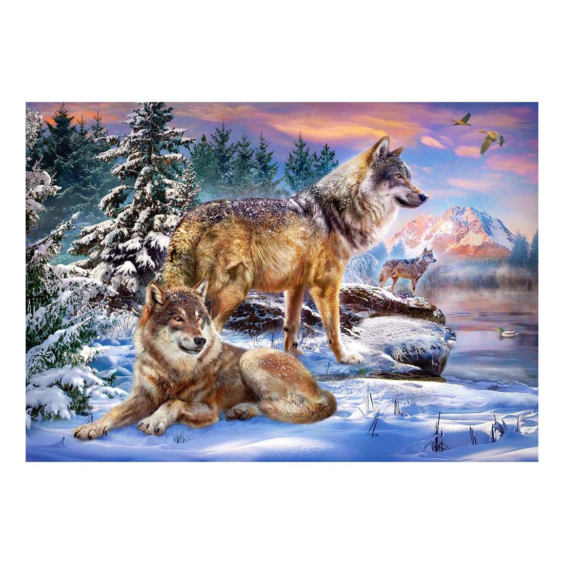 Castorland wolfish wonderland – puslespil – 500 brikker – satin finish – perfekt pasform – europæisk kvalitet