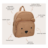 Kidzroom rygsæk porto beary excited brown