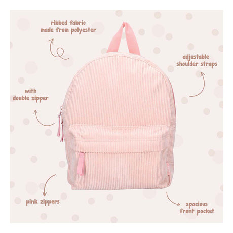 Vadobag sjov rygsæk løbe rundt pink