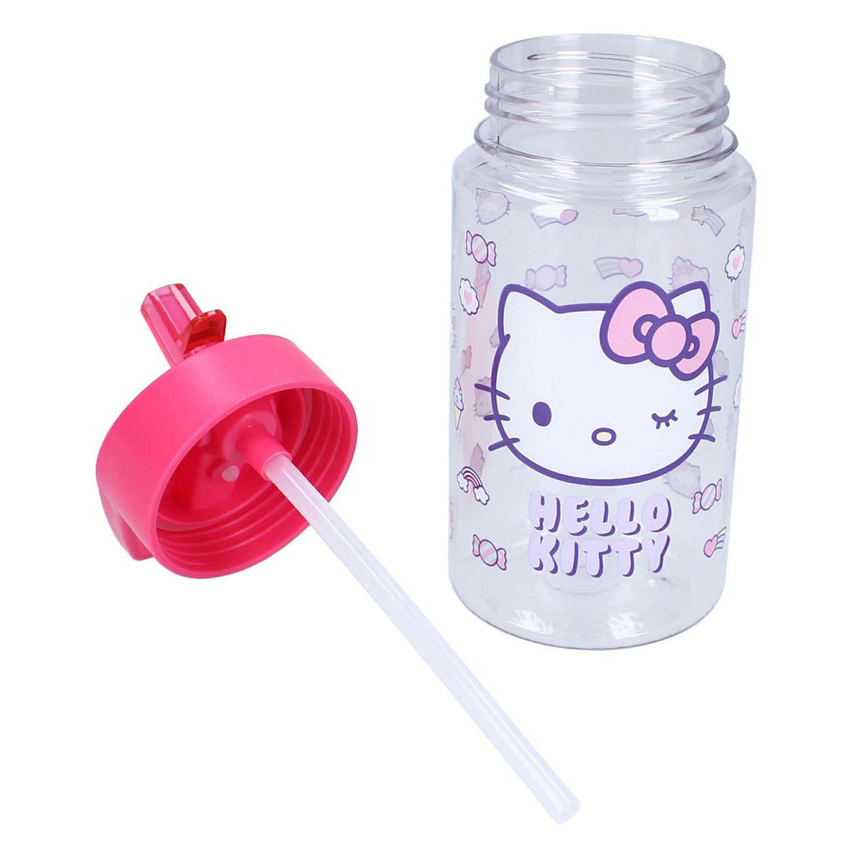 Vadobag hello kitty drikkedunk - drink up - 450 ml - skolekop