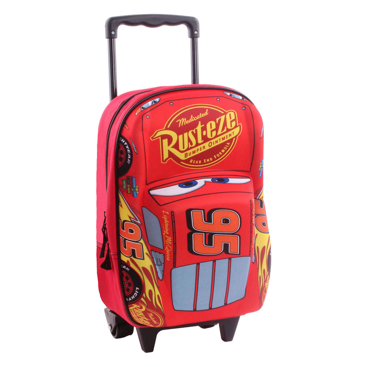 Vadobag cars 3d trolley rugzak lightning mcqueen