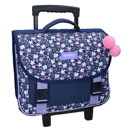 Vadobag milky kiss flower bomb trolley-boekentas
