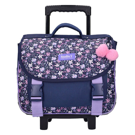 Vadobag milky kiss flower bomb trolley-boekentas