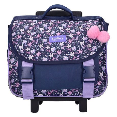 Vadobag milky kiss flower bomb trolley-boekentas