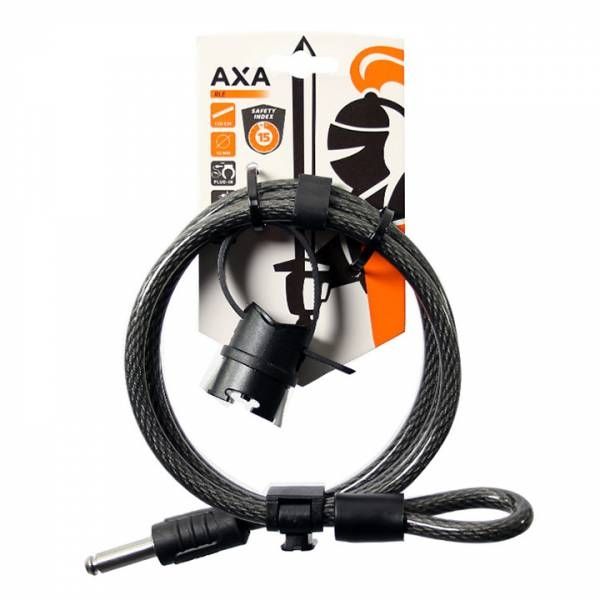 Axa RLE 150 cm slotkabel - sort