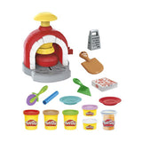 Play-doh pizzaovn legesæt - modellervoks - inklusiv 6 gryder - håndværk til børn