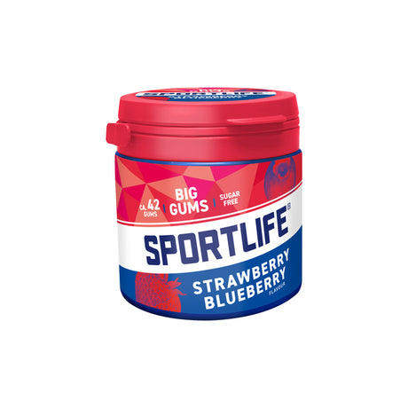 Sportlife strawberry blueberry pot - aardbei bosbessensmaak - 4x99g