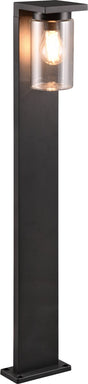 Trio ardila - stolpebelysning - sort mat - ekskl. 1x e27 4w - skumringssensor - udendørs belysning - ip44