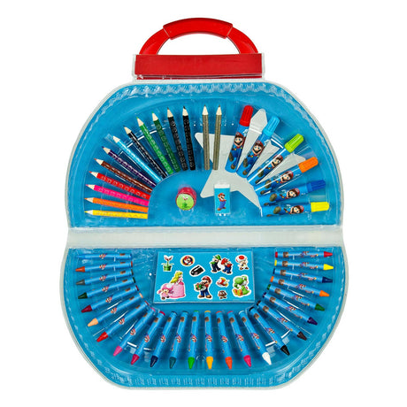 Umærket sans marque super mario farve etui, 51 stk.