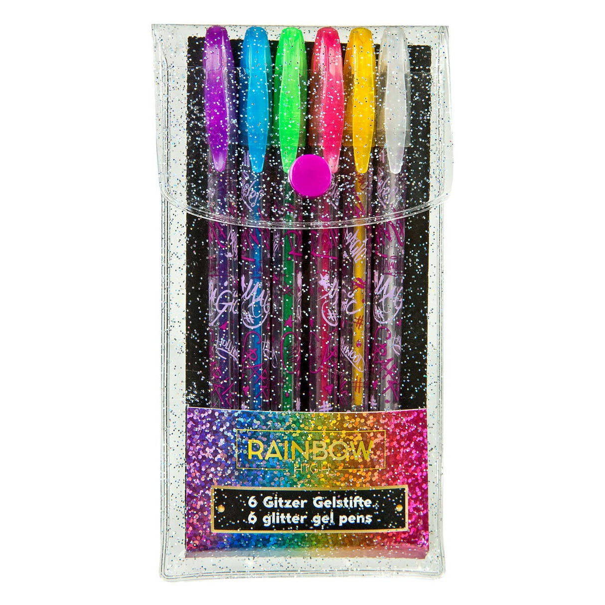 Undercover Rainbow High Glittergelpennen, 6 ..