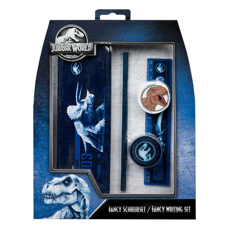 Undercover Jurassic World fancy skrivesæt, 5 stk.
